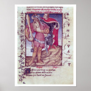Fr 606 f.11 Ulysses som tränger igenom ögat av Poster