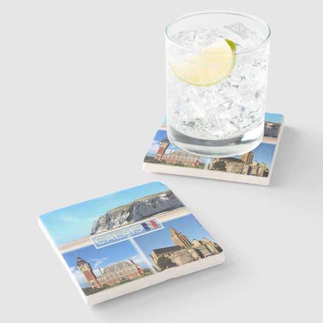 FR Calais - Cap Blanc Nez - Hotel de Ville - Stenunderlägg (Sidan)