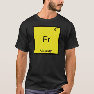 Fr - Faraday Rolig Kemisymbol T-Shirt