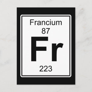 FR - Francium Vykort