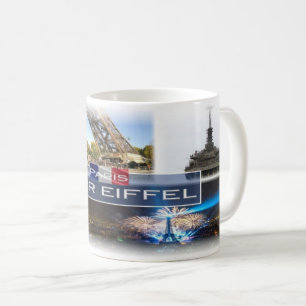 FR Frankrike - Eiffel Torn Paris - Kaffemugg