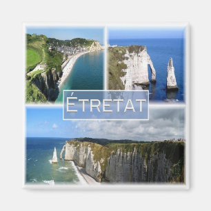 FR - Frankrike - Normandie - Etretat - Magnet