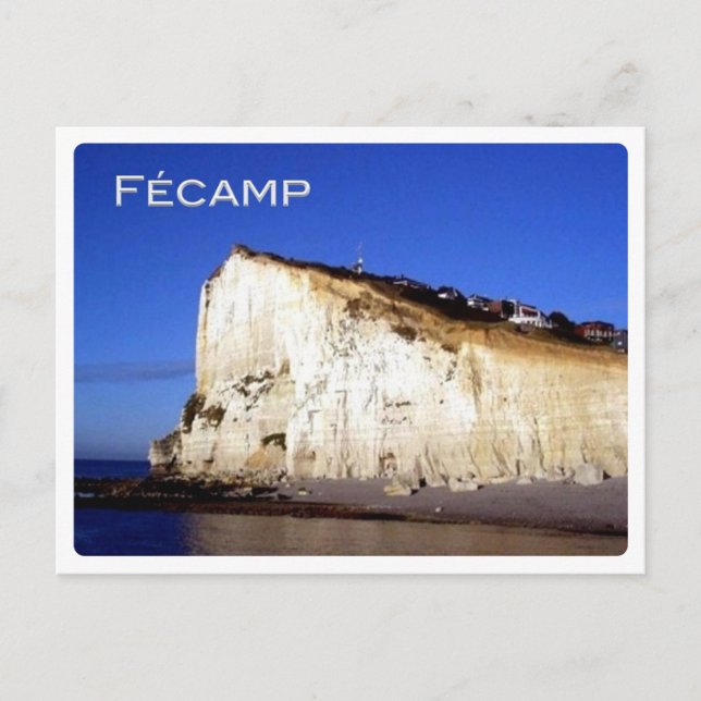 FR Frankrike - Normandie - Fécamps - The Cliffs - Vykort (Framsida)