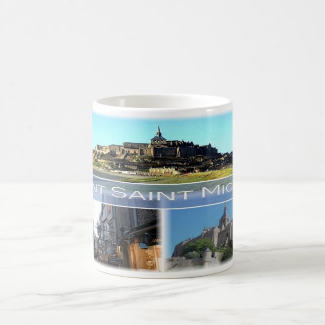 FR Frankrike - Normandie - Mont Saint Michel - Kaffemugg (Center)