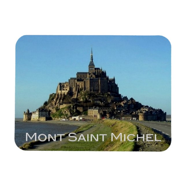 FR Frankrike - Normandie - Mont Saint Michel - Magnet (Horisontell)