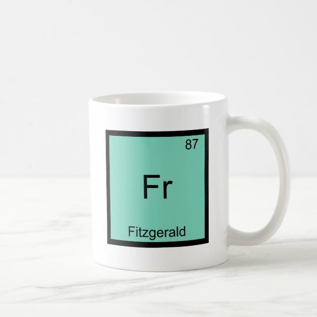 Fr - Utslagsplats för symbol för Fitzgerald rolig Kaffemugg (Höger)