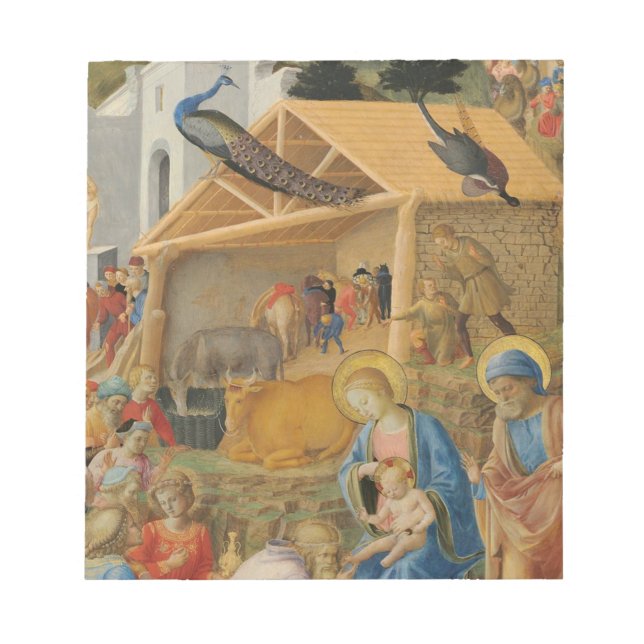 Fra Angelico- Adoration of the Magi Anteckningsblock (Framsida)