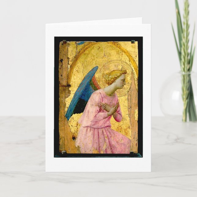 Fra Angelico Angel julhälsningskort Helgkort (Framsida)