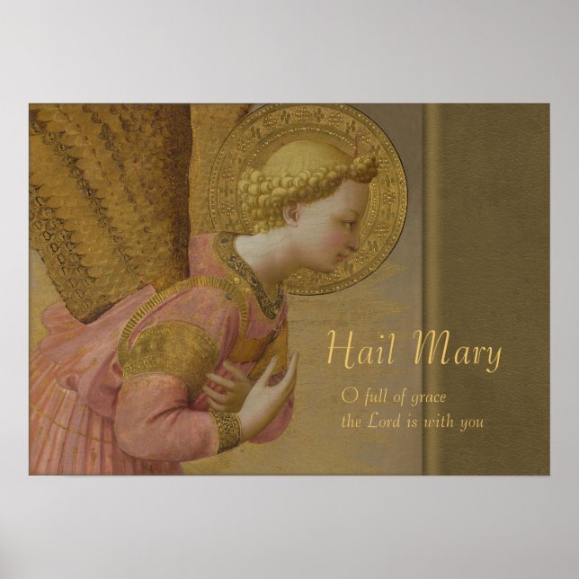 Fra Angelico Annunciation angel CC0816 Poster (Framsidan)