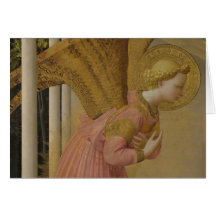 Fra Angelico Annunciation angel CC0817-kort