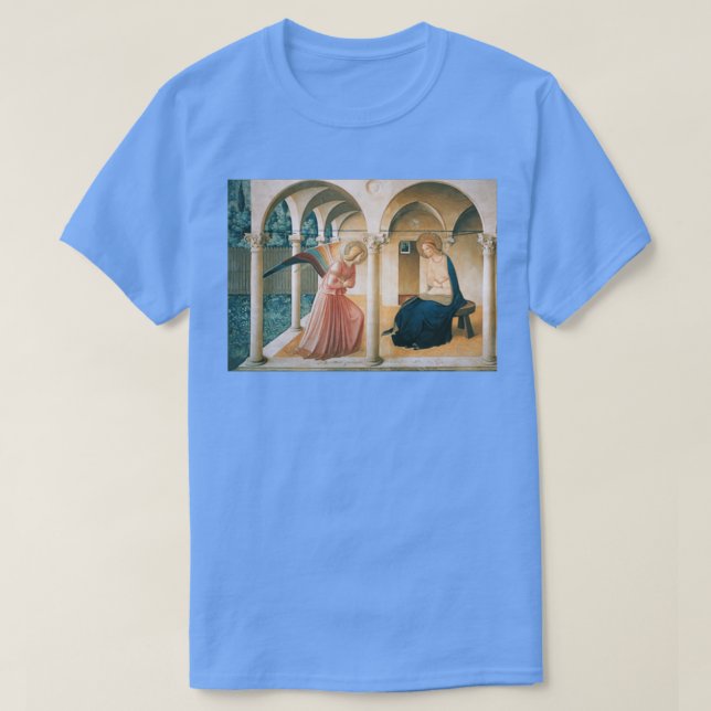 Fra Angelico Annunciation fresco cycle i San Marc T Shirt (Design framsida)