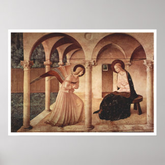 Fra Angelico - Annunciation Poster
