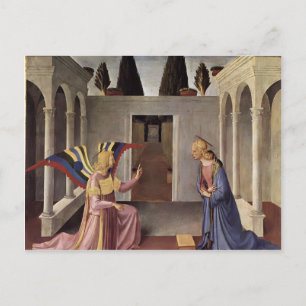 Fra Angelico- Annunciation Vykort