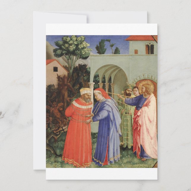 Fra Angelico - Apostle Saint James Underbarare Inbjudningar (Framsida)