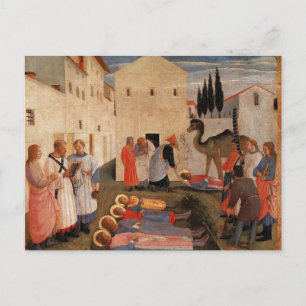 Fra Angelico - Begravning vykort