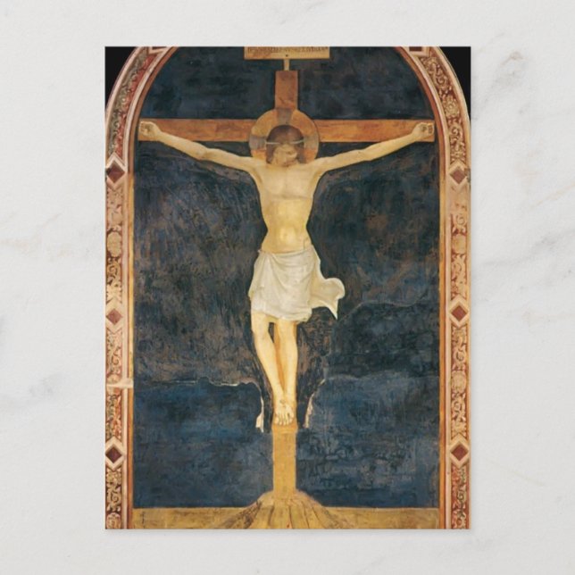 Fra Angelico- Crucified Jesus Vykort (Framsida)