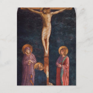 Fra Angelico- Crucifixion med St Dominic Vykort