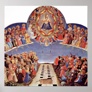 Fra Angelico - den sist bedömningen Poster
