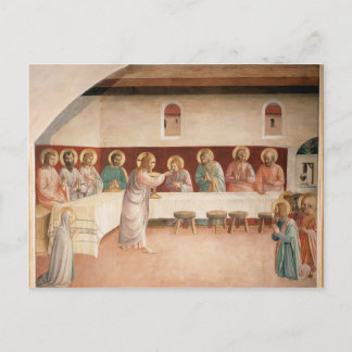 Fra Angelico- Eukarismens institution Vykort