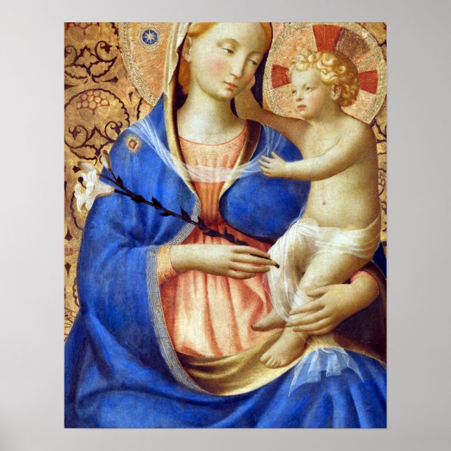 Fra Angelico Guido di Pietro Madonna of Humility Poster (Framsidan)