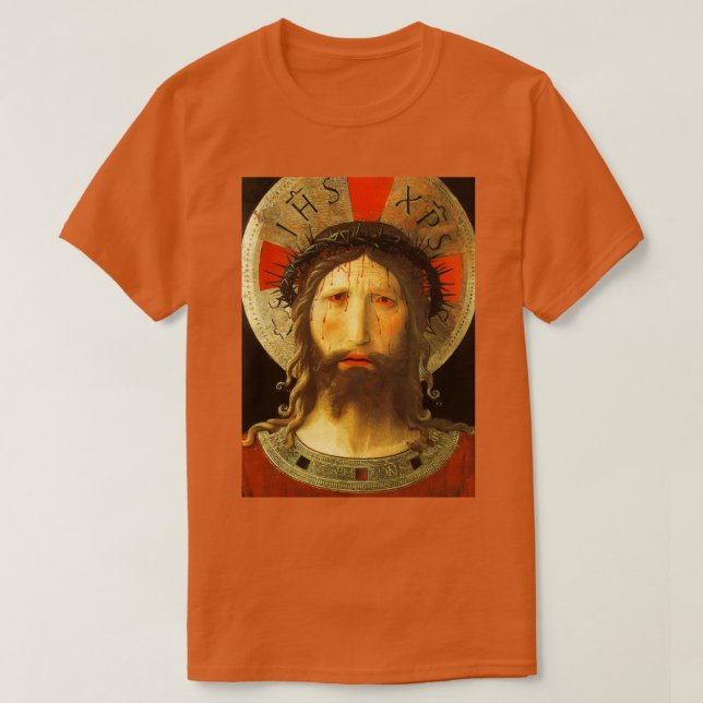 Fra Angelico Guido di Pietro quotKristi kronad wi T Shirt (Design framsida)