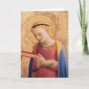 Fra Angelico- jungfruliga Mary bebådar Kort