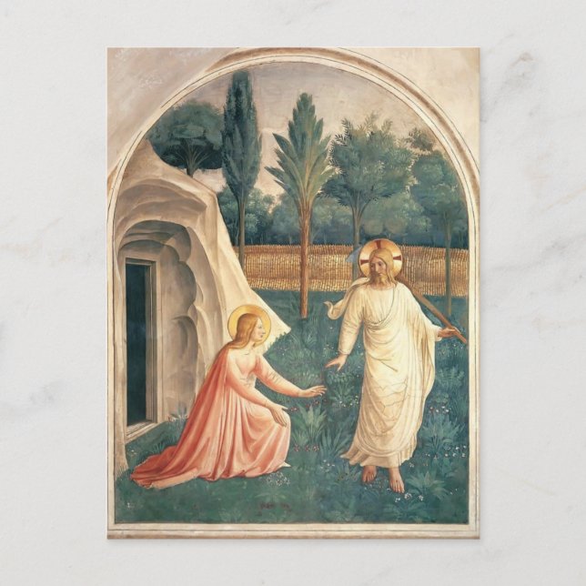 Fra Angelico- Noli Me Tangere Vykort (Framsida)