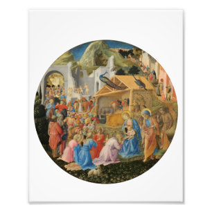 Fra Angelico och Filippo:s erkännande av Magi Fototryck