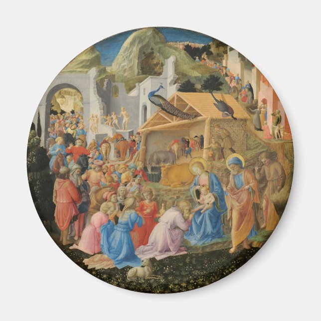 Fra Angelico och Filippo:s erkännande av Magi Magnet (Framsidan)