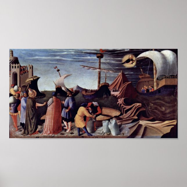 Fra Angelico - Rädding till sjömännen Poster (Framsidan)