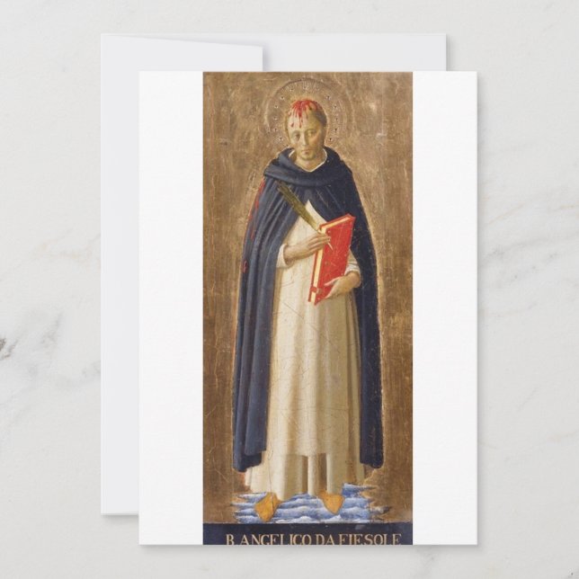 Fra Angelico - Saint Peter Martyr Inbjudningar (Framsida)