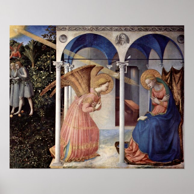 Fra Angelico - Scene: Annunciation Poster (Framsidan)