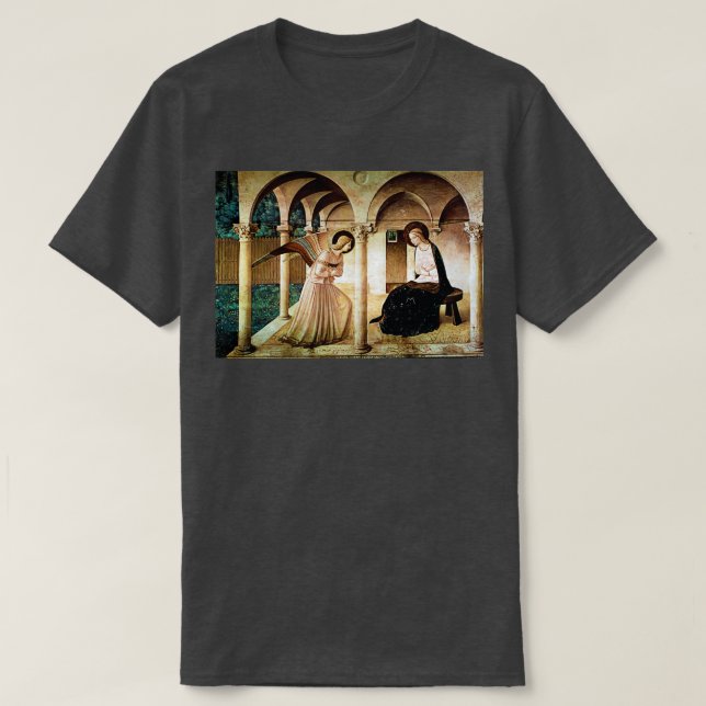 Fra Angelico The Annunciation T Shirt (Design framsida)