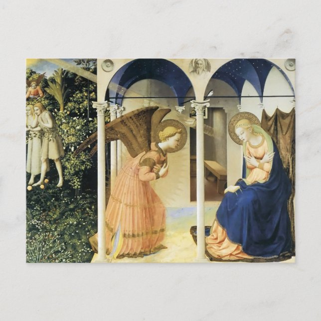 Fra Angelico The Annunciation Vykort (Framsida)