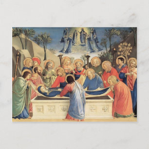 Fra Angelico- The Burial of the Virgin Vykort