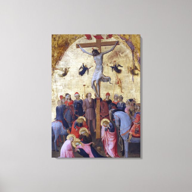 Fra Angelico The Crucifixion Canvastryck (Framsida)