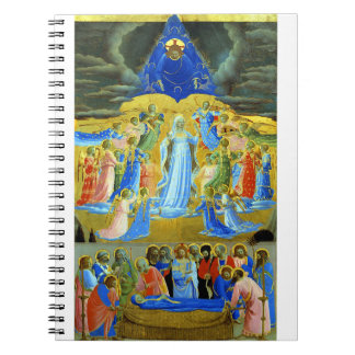 Fra Angelico The Death and Assumption of Mary Anteckningsbok