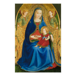 Fra Angelico Virgin med pomegranat CC0845 Perfect Poster