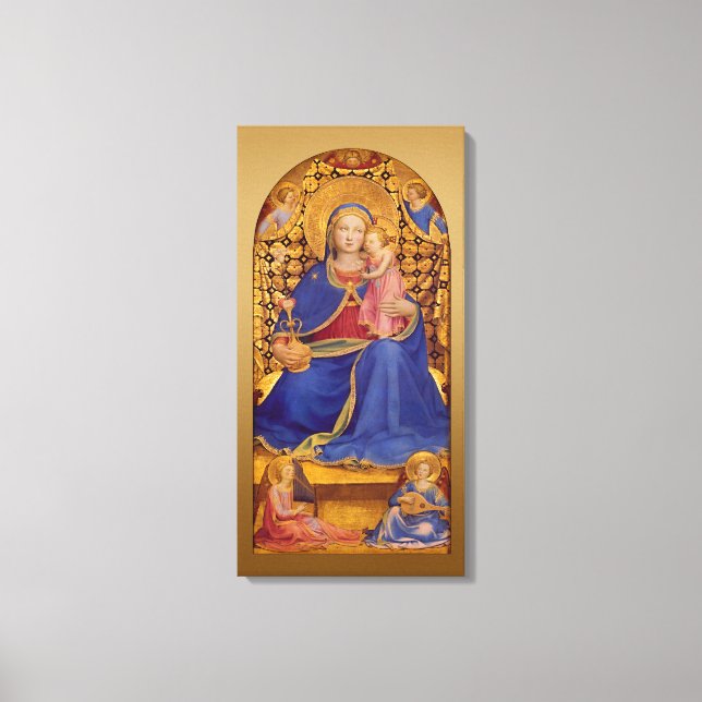 Fra Angelico Virgin of Humility CC0568 Canvastryck (Framsida)