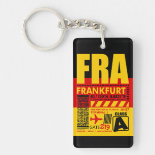 FRA Frankfurt flygplats Nyckelring