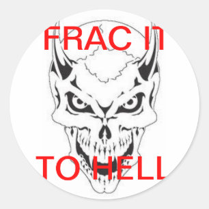 FRAC-DJÄVULEN RUNT KLISTERMÄRKE