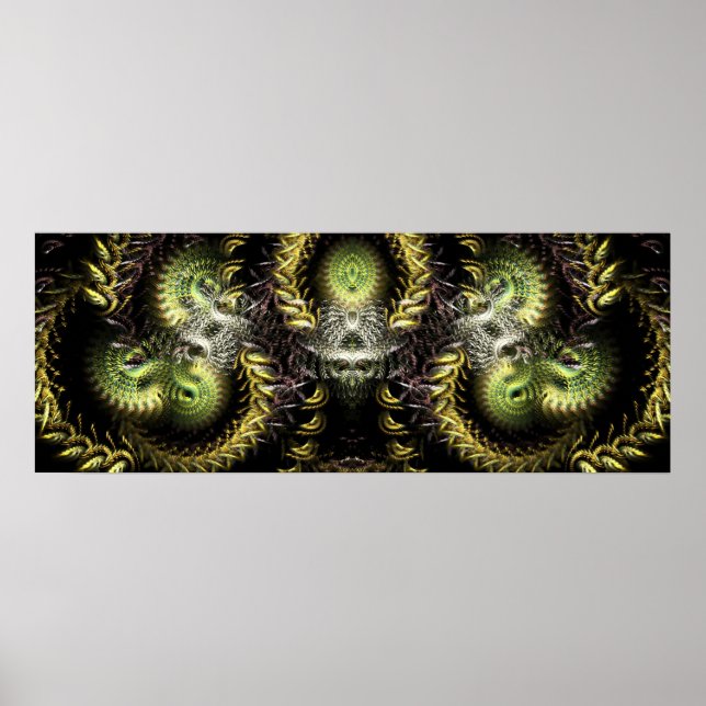 Fracamaska Fractal Poster (Framsidan)