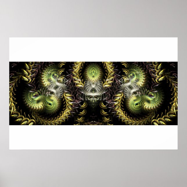 Fracamaska Fractal Poster (Framsidan)