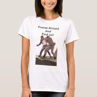 Fracas runt och ta reda på sjöfart t shirt