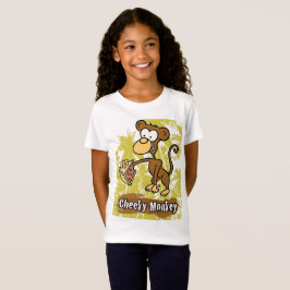 Fräck apa i djungeln T-shirt