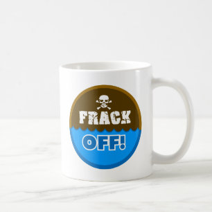 FRACK AV! - fracking/förorening/aktivist/protest Kaffemugg