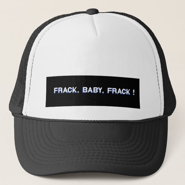 Frack baby, Frack! Keps (Framsida)