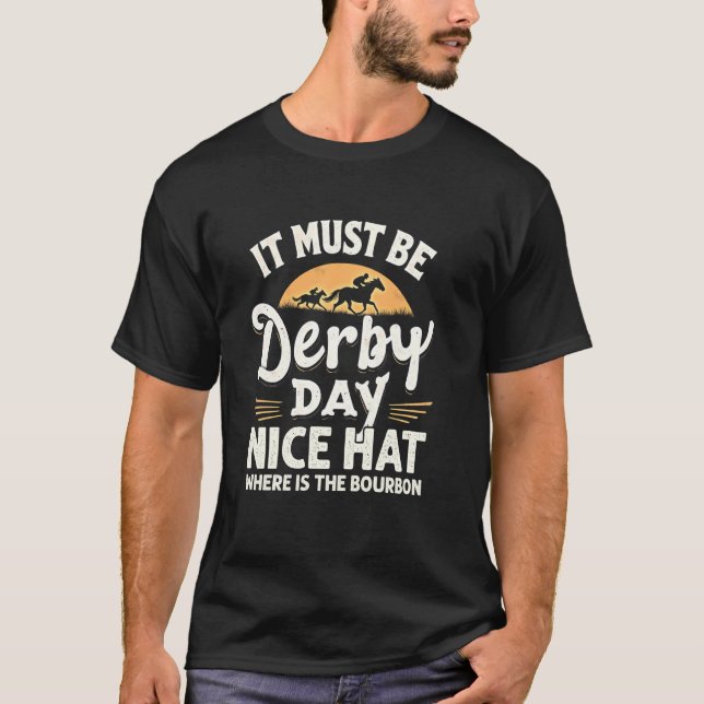 Fräck Derby Day Bourbon T Shirt (Framsida)