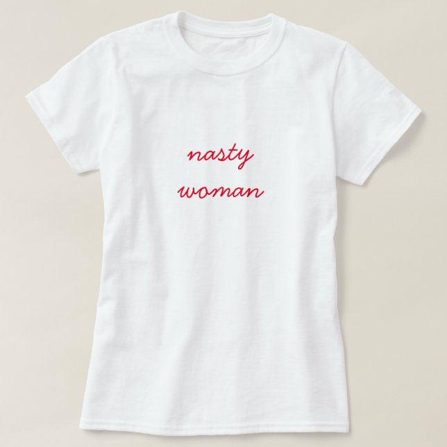 Fräck kvinna t shirt (Design framsida)