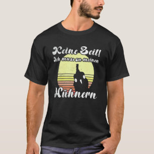 Fräck Kyckling Solnedgång Måste Ha Till Min Hicken T Shirt